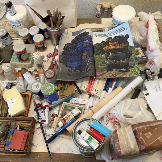 L'atelier di Fabrizio Merisi